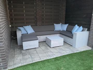 Lounge dining set hoek loungebank tuintafel bartafel beschikbaar voor biedingen