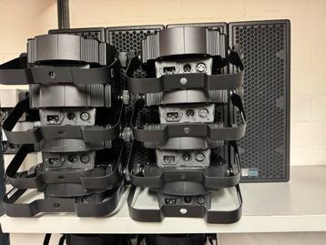 8 stuks Showtec compact par zwart beschikbaar voor biedingen