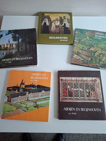 Abdijen en Begijnhoven van België - Boekencollectie beschikbaar voor biedingen