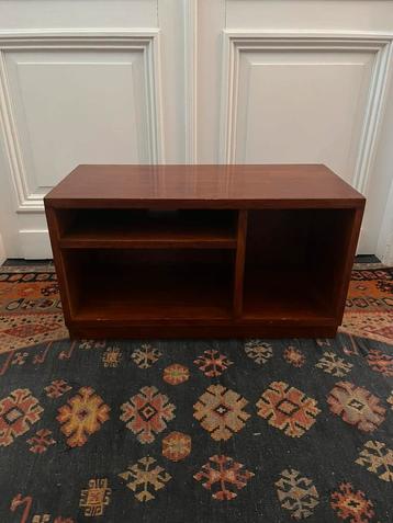 ORIGINELE VINTAGE KAST PLATENKAST TV MEUBEL MASSIEF HOUT beschikbaar voor biedingen