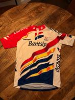 Banesto Wielershirt Maat L- Vintage!, Fietsen en Brommers, Fietsaccessoires | Fietskleding, Gebruikt, Heren, Ophalen of Verzenden