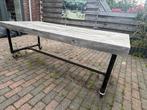 Tuintafel steigerhout verrijdbaar, Ophalen, Gebruikt, Rechthoekig, Hout