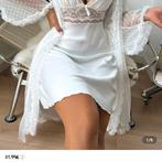 Bridal white robe night gown Set, Kleding | Dames, Ophalen of Verzenden, Zo goed als nieuw, Wit