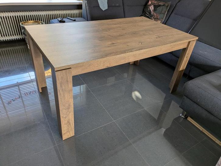 Jysk Vedde Eettafel - 160x90x76 cm, Huis en Inrichting, Tafels | Eettafels, Gebruikt, 50 tot 100 cm, 150 tot 200 cm, Vier personen