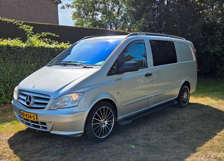 Mercedes-Benz Vito 113cdi Dubbel cabine automaat 2013 MARGE!, Auto's, Bestelauto's, Particulier, ABS, Achteruitrijcamera, Airbags
