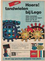 Retro reclame 1970 Lego speelgoed aanvullingsdoos wielen, Verzamelen, Retro, Verzenden, Overige typen