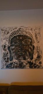 Boeddha schilderij in zwart-wit, Antiek en Kunst, Ophalen