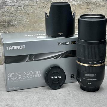 Tamron 70-300mm Telelens F/4-5.6 SP Di VC USD voor Canon beschikbaar voor biedingen