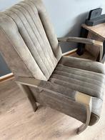 Eén antraciet fauteuil, Huis en Inrichting, Fauteuils, Ophalen, Zo goed als nieuw, Minder dan 75 cm, 50 tot 75 cm