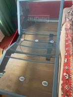 Auping Bedombouw + Spiraalbodem   100x200 - Gebruikt, Huis en Inrichting, Slaapkamer | Bedden, Ophalen, Eenpersoons, Wit, 200 cm