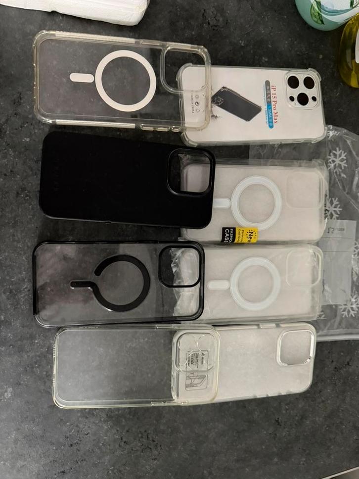 Iphone 15 pro max hoesjes en screenprotector, Telecommunicatie, Mobiele telefoons | Apple iPhone, Nieuw, 256 GB, iPhone 15 Pro Max