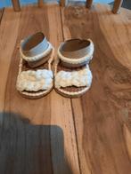 Nieuw baby sandaaltjes gehaakt creme, Schoentjes, Meisje, Brocante, Nieuw