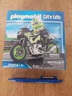 Playmobil City Life - motorrijder. Nieuw!, Nieuw, Complete set, Ophalen of Verzenden