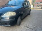Citroën C3 1.1 I 2003 Zwart, Auto's, Citroën, Voorwielaandrijving, 4 cilinders, Zwart, Origineel Nederlands