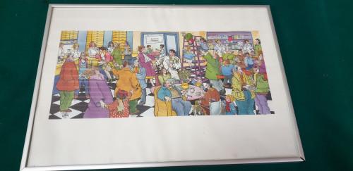 prent apotheek, Huis en Inrichting, Woonaccessoires | Schilderijen, Tekeningen en Foto's, Ophalen of Verzenden, 'T Olde Gre-j