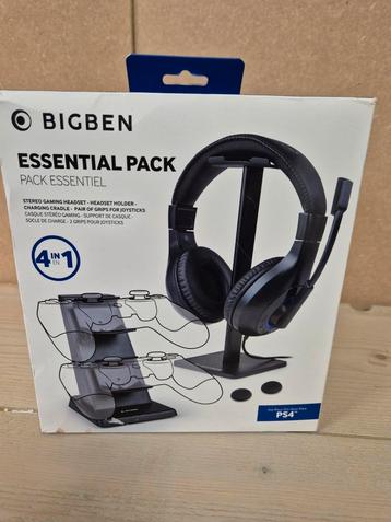 Headset met controller oplaadstation voor ps4   beschikbaar voor biedingen