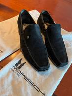 Moreschi Zwarte suède Schoenen - Goede Staat, Loafers, Moreschi, Zwart, Ophalen of Verzenden