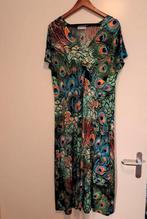 Mooie pauwen print jurk van Cassis XL!, Kleding | Dames, Ophalen of Verzenden, Zo goed als nieuw, Maat 46/48 (XL) of groter
