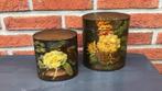 Handbeschilderde decoratieve houten bussen, bakken., Ophalen of Verzenden, Nieuw, Ovaal, Hout