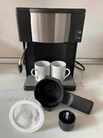 Koffiezetapparaat met 2 porseleinen kopjes / model: CM-401, Ophalen of Verzenden, Nieuw, Koffiemachine, Gemalen koffie