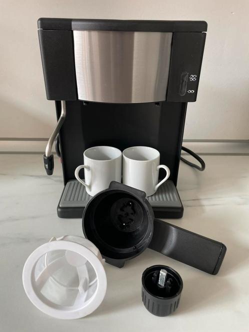 Koffiezetapparaat met 2 porseleinen kopjes / model: CM-401, Witgoed en Apparatuur, Koffiezetapparaten, Nieuw, Gemalen koffie, Koffiemachine