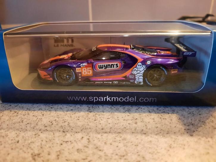 Ford GT Keating Motorsports Le mans 2019 Jeroen Bleekemolen, Hobby en Vrije tijd, Modelauto's | 1:43, Zo goed als nieuw, Auto