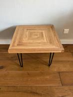 Prachtig handgemaakte salontafel bijzettafel 50x50x40 Wow!, Ophalen, Minder dan 50 cm, 50 tot 100 cm, Nieuw