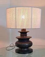 Vintage lamp metaal brut apart stevig !, Verzenden, Gebruikt, Metaal, Minder dan 50 cm