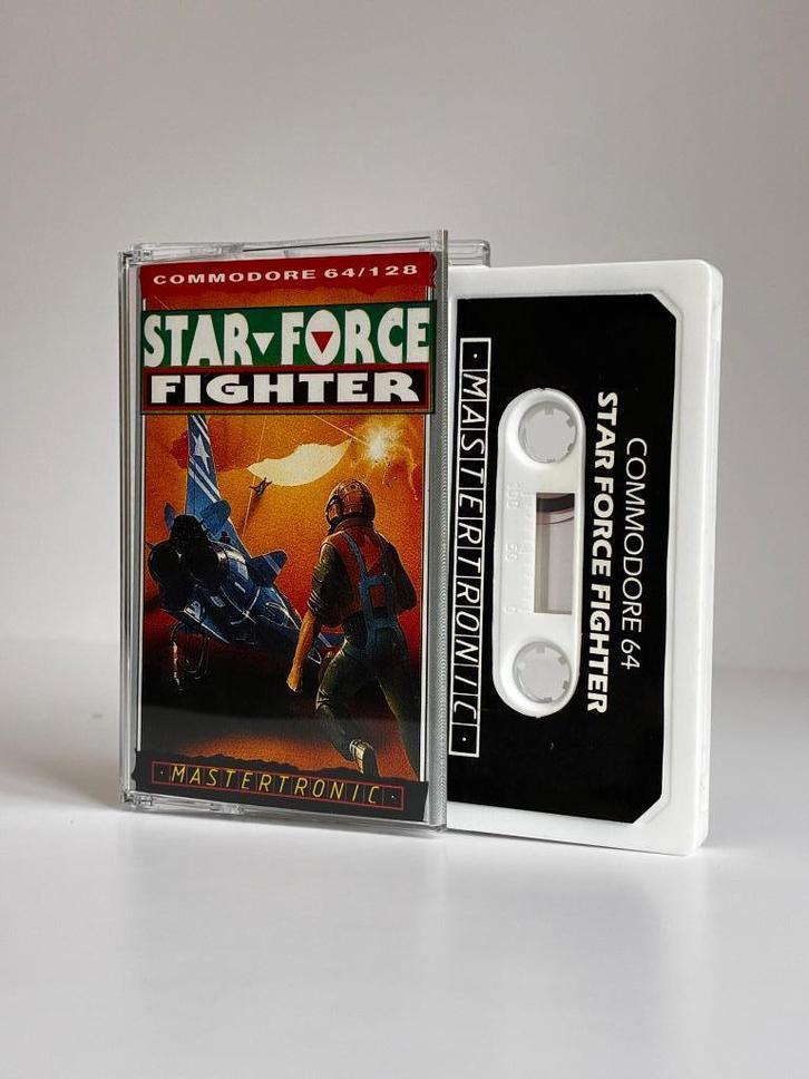 Star Force Fighter (1987) C64 Cassette GETEST, Computers en Software, Vintage Computers, Ophalen of Verzenden