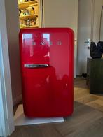 Smeg koelkast FAB10RR, Witgoed en Apparatuur, Koelkasten en IJskasten, 100 tot 150 liter, Zo goed als nieuw, 45 tot 60 cm, Met vriesvak