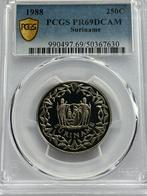 Suriname. 250 Cent 1988. Proof, Ophalen of Verzenden, Zuid-Amerika, Losse munt