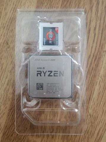 Cpu AMD Ryzen 5 3600 (nieuw in verpakking)  beschikbaar voor biedingen