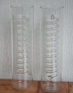 Spiraal vazen, Overige kleuren, Ophalen of Verzenden, Minder dan 50 cm, Glas