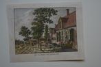 DOMBURG MARKT KOPERGRAVURE J. BULTHUIS 1786-1792 E77, Antiek en Kunst, Kunst | Etsen en Gravures, Verzenden