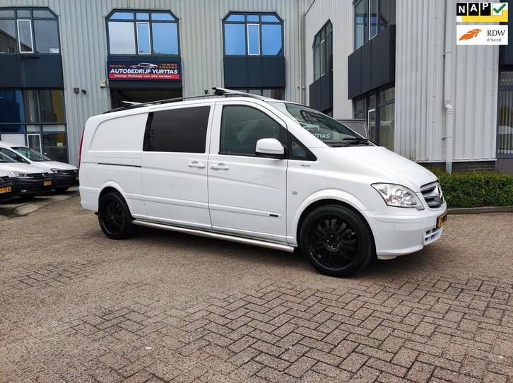 Mercedes-Benz Vito 122 CDI 343 Dubbelcabine V6, Auto's, Bestelauto's, Bedrijf, Te koop, ABS, Airconditioning, Boordcomputer, Centrale vergrendeling