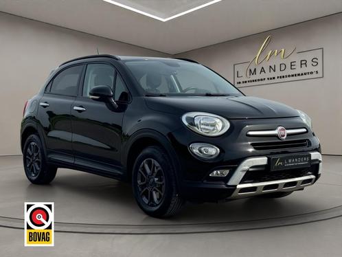Fiat 500 X 1.4 Turbo Cross 2017 ZWART | Automaat | Navigatie, Auto's, Fiat, Bedrijf, 500X, ABS, Airbags, Airconditioning, Bluetooth