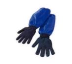NIEUW! Mouw-handschoenen 60cm, blauw/grijs, €4,99, Ophalen of Verzenden, Nieuw, Handschoenen