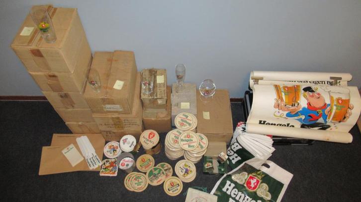 hengelo bier – grote verzameling, Verzamelen, Biermerken, Zo goed als nieuw, Overige typen, Overige merken, Ophalen