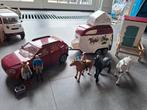 Schleich set met paarden trailer, Ophalen, Zo goed als nieuw