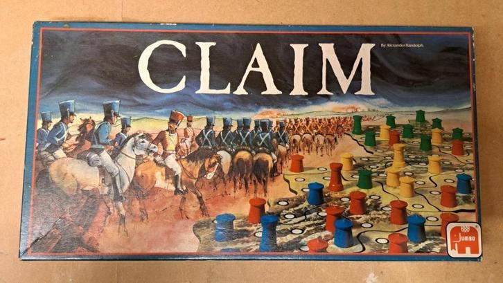 Claim - Jumbo, Hobby en Vrije tijd, Gezelschapsspellen | Bordspellen, Gebruikt, Een of twee spelers, Drie of vier spelers, Ophalen of Verzenden
