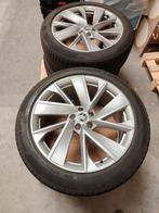 Skoda Enyaq originele velgen 20 inch winterbanden, Auto-onderdelen, Banden en Velgen, Ophalen, 255 mm, Velg(en), Winterbanden