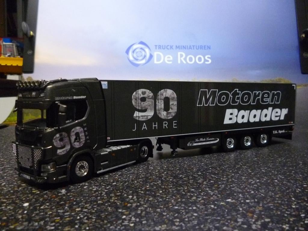 WSI Scania Baader Motoren, Hobby en Vrije tijd, Modelauto's | 1:50, Nieuw, Bus of Vrachtwagen, Wsi, Ophalen of Verzenden