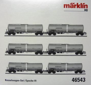 Märklin 46543 Set (6) NACCO Ketelwagens beschikbaar voor biedingen