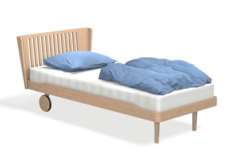 Showroom Auping Noa 100x200 1M Elektrisch, Huis en Inrichting, Slaapkamer | Bedden, Zo goed als nieuw, Eenpersoons, 100 cm, 200 cm