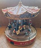 Draaimolen Kerstdorp met Licht & Muziek, Diversen, Kerst, Ophalen, Gebruikt