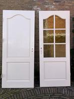 5 oude deuren met sluitwerk, Doe-het-zelf en Verbouw, Deuren en Horren, 80 tot 100 cm, Gebruikt, Hout, Ophalen