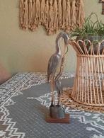 Prachtige vintage reiger uit been/hoorn, Ophalen of Verzenden