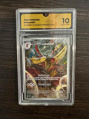 Kingambit Scarlet & Violet Promo #130 - PSA 10 beschikbaar voor biedingen