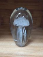 Glazen presse-papier met kwal, Ophalen of Verzenden