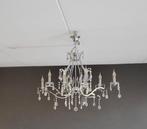 Kroonluchter Feline 8-lichts chroom - Collectione, Huis en Inrichting, Lampen | Kroonluchters, Ophalen, Zo goed als nieuw, Metaal